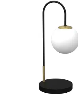 Lampy  Stolní lampa CAMBRIDGE 1xE14/60W/230V černá/mosaz 