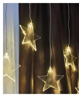 Vánoční řetězy a lamety EMOS LED vánoční závěs Starlight  45 x 84 cm teplá bílá