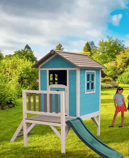 Dětské dřevěné domky Dětský zahradní domeček ADAM Bílá