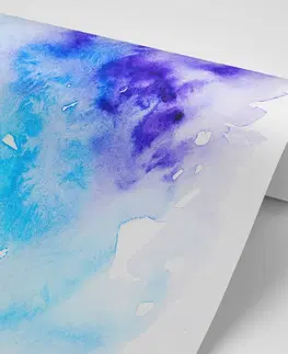 Samolepící tapety Samolepící tapeta modro-fialové abstraktní umění