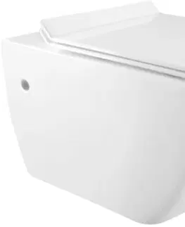 Záchody MEXEN Vega Závěsná WC mísa včetně sedátka s slow-slim, duroplast, bílá 30654000