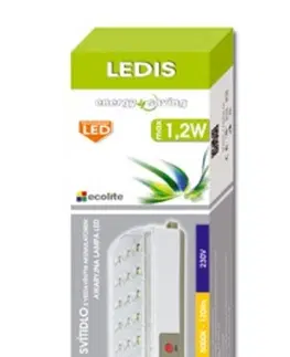 Nouzová svítidla Ecolite Přenosné LED svítidlo 30xSMD, 1.2W, IP20 TL5205-30LED