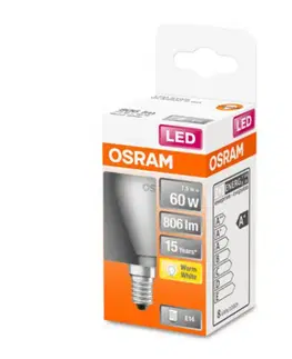 LED žárovky OSRAM OSRAM Classic P LED žárovka E14 7,5W 2 700K matná