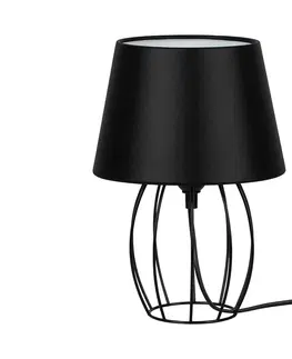 Lampy   7666104 - Stolní lampa MANGOO 1xE27/40W/230V černá 