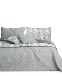 Přikrývky AmeliaHome Přehoz na postel Tropical Bonaire šedá, 220 x 240 cm