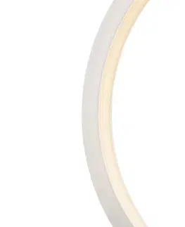 Designová nástěnná svítidla SLV BIG WHITE ONE 40 DALI Indoor, nástěnné LED svítidlo, bílé, 3000/4000K 1002917