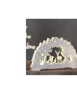 Vánoční dekorace Eglo Eglo 410428 - LED Vánoční dekorace FAUNA 10xLED/0,064W/3xAA 