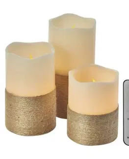 Svíčky EMOS LED svíčky Candles s ovladačem 3 ks teplá bílá