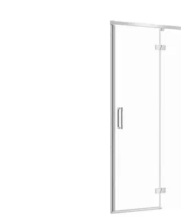 Sprchové kouty CERSANIT Sprchové dveře LARGA chrom 100X195, pravé, čiré sklo S932-117