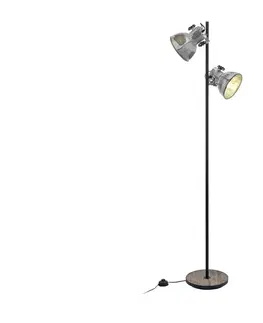 Lampy Eglo Eglo 49722 - Stojací lampa BARNSTAPLE 2xE27/40W/230V 