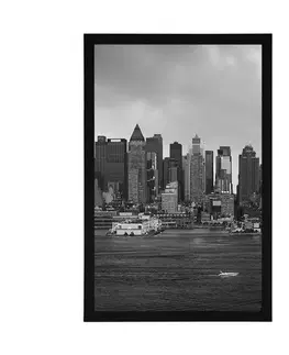 Černobílé Plakát jedinečný New York v černobílém provedení