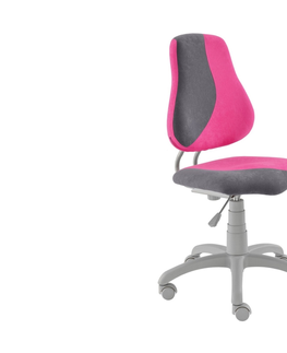 Kancelářské židle Dětská židle FRINGILLA S, růžová/šedá