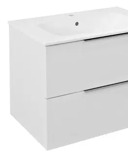 Koupelnový nábytek SAPHO CIRASA umyvadlová skříňka 69,8x52x46cm, bílá lesk