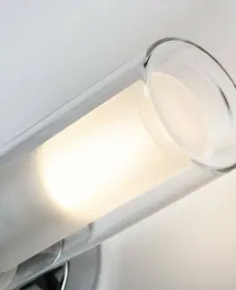 Nástěnná svítidla do koupelny SLV BIG WHITE Nástěnné svítidlo WL 106 zdvojené sklo, chrom 2xE14 1002229