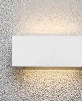Venkovní nástěnná svítidla Lindby Safira - LED venkovní nástěnné svítidlo v bílé