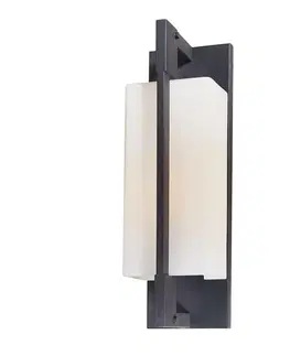 Industriální nástěnná svítidla HUDSON VALLEY nástěnné svítidlo BLADE hliník/sklo železo/kouřová E14 1x40W B4016FI-CE