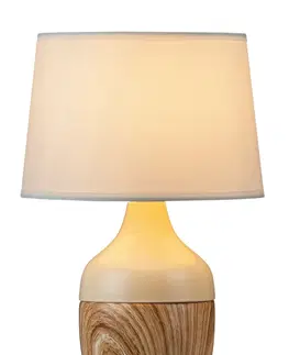Lampy na noční stolek Rabalux stolní lampa Yvette E14 1x MAX 40W béžová 4370