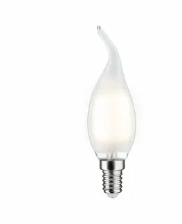 LED žárovky PAULMANN LED svíčka 4,8 W E14 satén teplá bílá stmívatelné 286.88