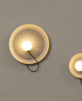 Nástěnná svítidla Milan Iluminación Milan Drátěné nástěnné svítidlo Ø 24 cm v barvě norka