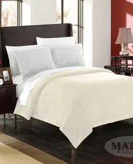Přikrývky Matex Přehoz na postel Montana krémová, 170 x 210 cm