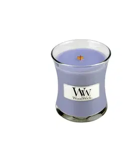 Svíčky Vonná svíčka WoodWick malá - Lavender Spa, 7 cm x 8 cm, 85g
