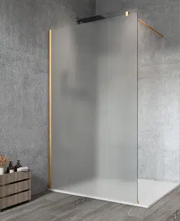 Sprchové zástěny GELCO VARIO GOLD jednodílná sprchová zástěna k instalaci ke stěně, matné sklo, 1400  GX1414GX1016