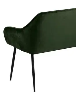 Stoličky Actona Lavice Brooke tmavě zelená