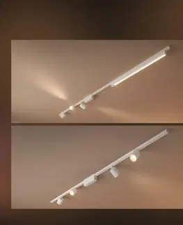 Chytré osvětlení Philips HUE Perifo lištové nástěnné svít. 2 spoty+Gradient Tube, LED WACA 39,9W 3620lm 2000-6500K RGB černá