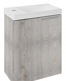 Koupelnový nábytek SAPHO LATUS X umyvadlová skříňka 39,4x50x22cm, dub Mocca LT110-1212