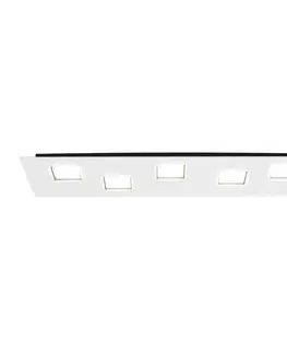 Stropní svítidla Fabbian Fabbian Quarter - bílé LED stropní svítidlo 5zdr