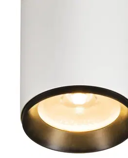 LED lustry a závěsná svítidla SLV BIG WHITE NUMINOS XL PHASE závěsné svítidlo bílé/černé 36 W 2700 K 24° 1005708