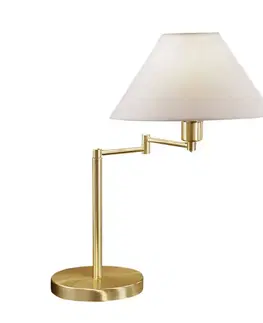 Stolní lampy austrolux Stolní lampa Hilton, otočná, mosaz