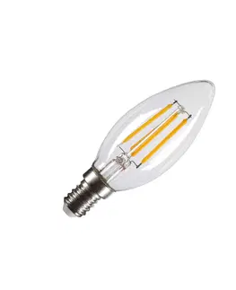 LED žárovky SLV BIG WHITE C35 E14 LED světelný zdroj transparentní 4,2 W 2700 K CRI 90 320° 1005284