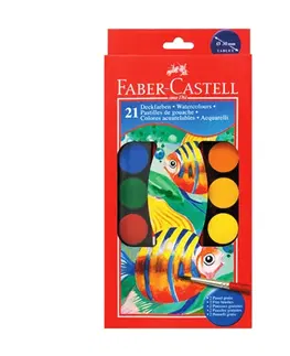 Hračky FABER CASTELL - Vodové farby Faber-Castell 21 farebné