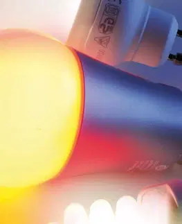 LED žárovky JUST LIGHT LEUCHTEN DIRECT LED žárovka, RGBW, E27, 7,5 W, 470 lm RGB+3000K LD 08134