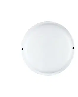 LED venkovní stropní svítidla ACA Lighting LED plastové bílé stropní svítidlo 230V AC IP65 20W 1750lm 4000K 110d Ra80 DARIA2040W