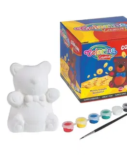 Hračky PATIO - Colorino pokladnička medvídek