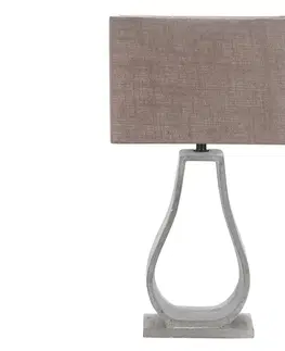 Lampy  Stolní lampa FEMO 1xE14/40W/230V béžová/šedá 