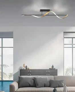 Inteligentní stropní svítidla Q-Smart-Home Paul Neuhaus Q-Swing stropní světlo antracit/mosaz