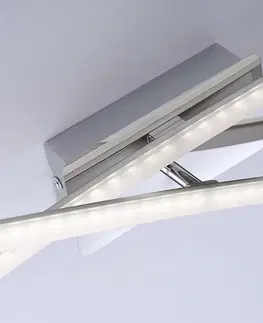 Designová stropní svítidla LEUCHTEN DIREKT is JUST LIGHT LED stropní svítidlo, 2-ramenné, ocel, design 3000K LD 11272-55