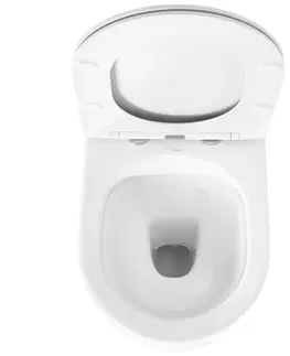 Záchody REA Závěsná WC mísa včetně sedátka Olivier REA-C6509