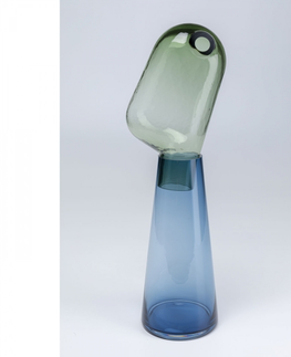 Skleněné vázy KARE Design Barevná skleněná váza Skittle 49cm