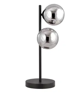 Stolní lampy EMIBIG LIGHTING Stolní lampa Rossi, dvoubarevná, černá/grafitová