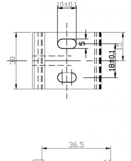 Kolejnice a příslušenství 3fáze Light Impressions Deko-Light kolejnicový systém 3-fázový 230V D Line rychlomontážní svorka pro výstavy černá  710082