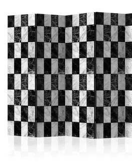 Paravány Paraván Checker Dekorhome 225x172 cm (5-dílný)