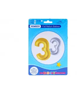 Hračky WIKY - Balonky nafukovací ve tvaru čísla 3