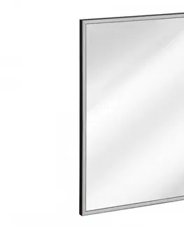 Zrcadla Comad Koupelnové zrcadlo Madera s LED osvětlením 68x83 cm černé