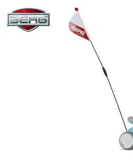 Hračky BERG - Bezepečnostní vlajka pro výrobky GO