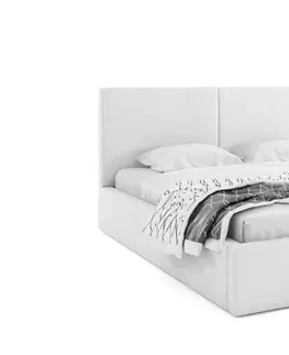 Postele BMS Manželská postel HAILEY | bez matrace 140 x 200 cm Barva: Bílá