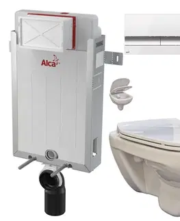 WC sedátka ALCADRAIN Renovmodul s tlačítkem M1720-1 AM115/1000 M1720-1 EG1
